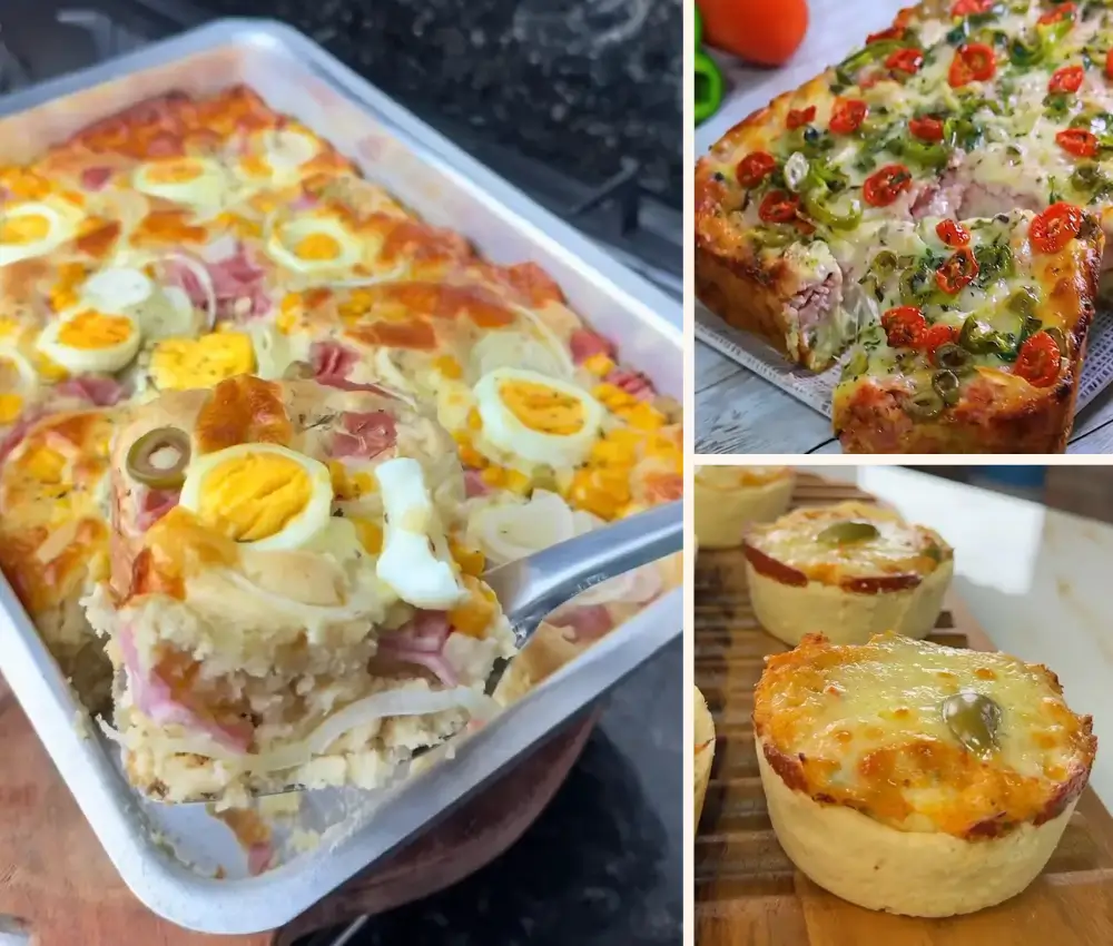 Torta de Presunto e Queijo